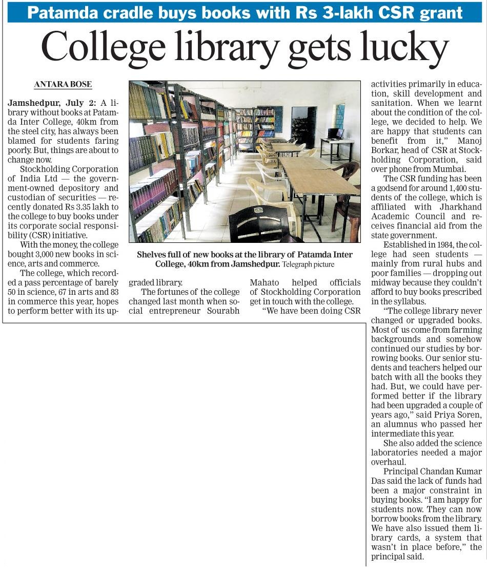 PATAMDA COLLEGE Library